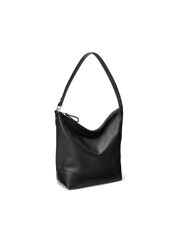 LAUREN RALPH LAUREN | Bolso de cuero - Bolso Hobo TASHA Large | Negro