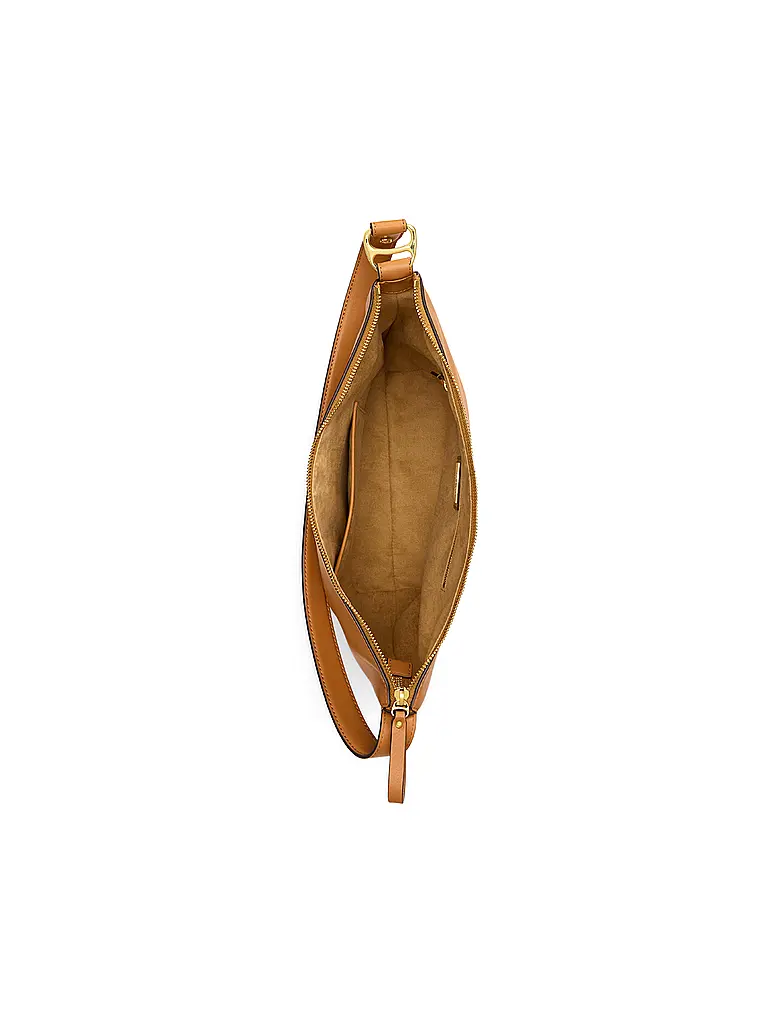 LAUREN RALPH LAUREN | Bolso de cuero - Bolso Hobo TASHA Large | Camel