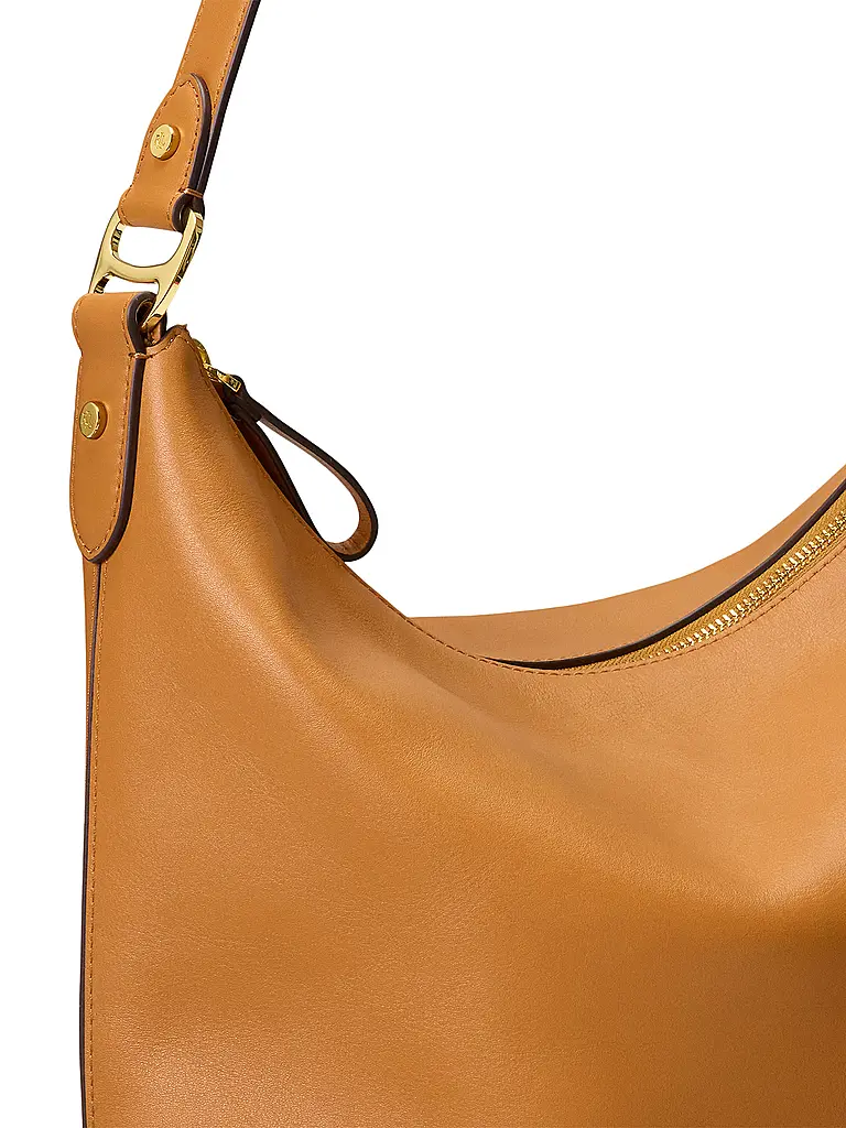 LAUREN RALPH LAUREN | Bolso de cuero - Bolso Hobo TASHA Large | Camel