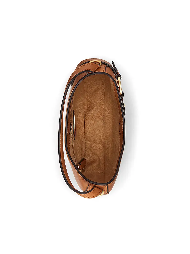 LAUREN RALPH LAUREN | Bolso de cuero - Mini Bolso TASHA Small | Camel