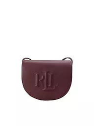 LAUREN RALPH LAUREN | Ledertasche - Mini Bag WITLEY Medium | Rojo oscuro