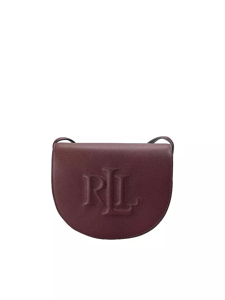 LAUREN RALPH LAUREN | Bolso de cuero - Mini Bolso WITLEY Medium | Rojo oscuro
