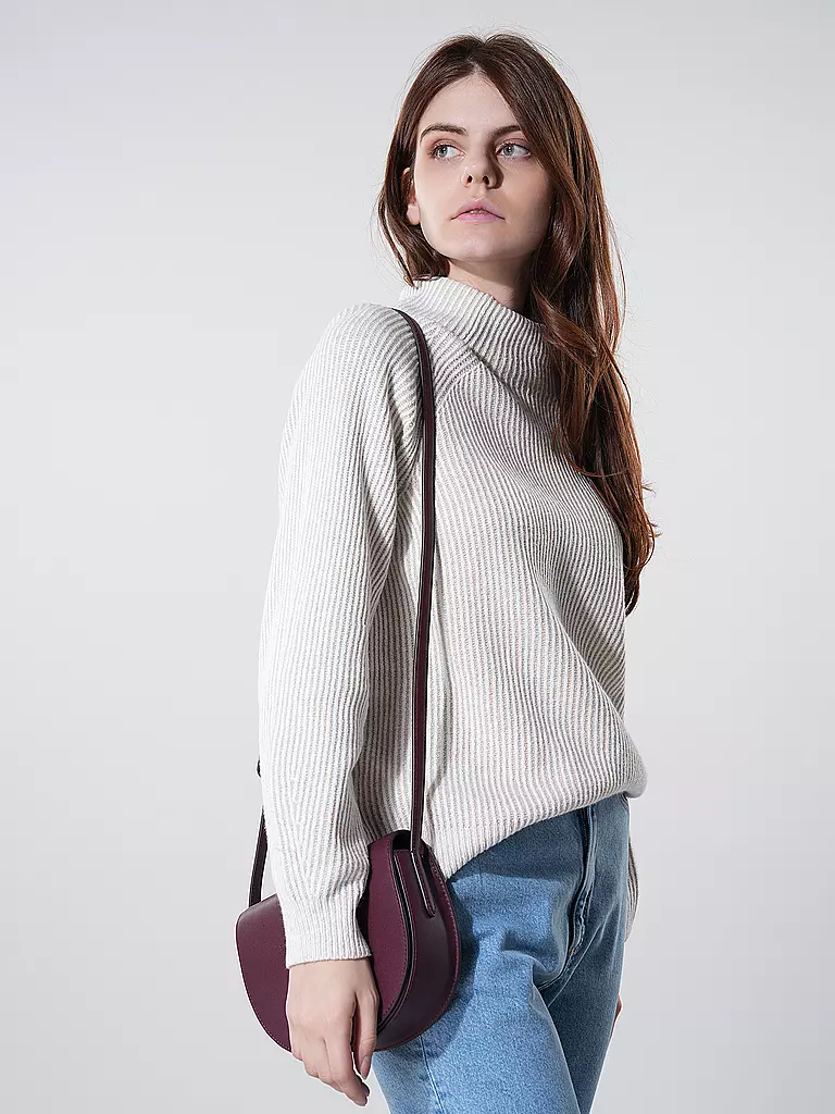 LAUREN RALPH LAUREN | Bolso de cuero - Mini Bolso WITLEY Medium | Rojo oscuro
