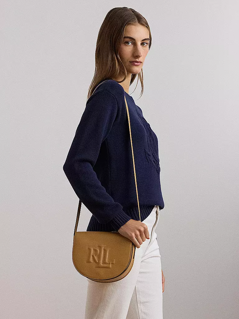 LAUREN RALPH LAUREN | Bolso de cuero - Mini bolso WITLEY Medium | Beige