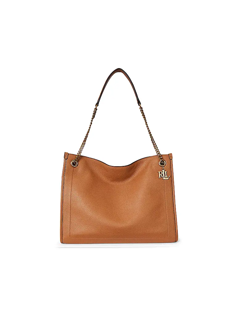 LAUREN RALPH LAUREN | Bolso de cuero - Shopper BRADLY Large | Camel
