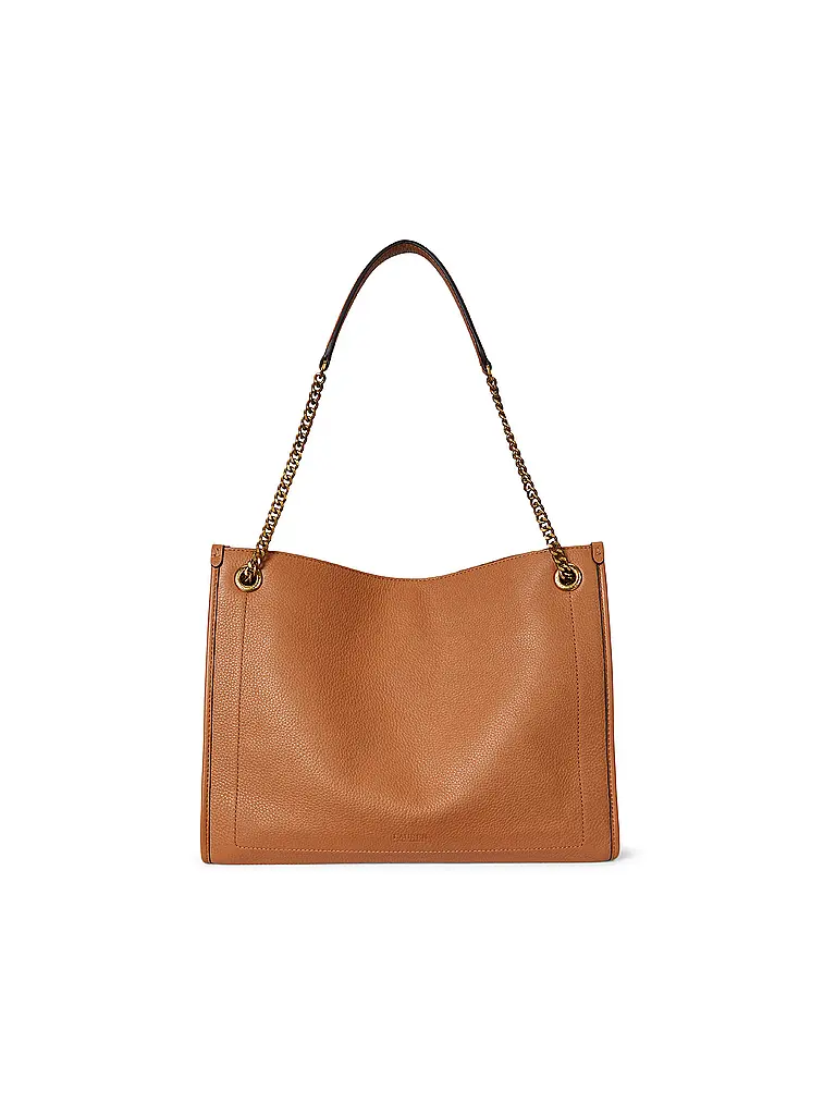LAUREN RALPH LAUREN | Bolso de cuero - Shopper BRADLY Large | Camel