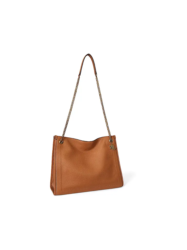 LAUREN RALPH LAUREN | Bolso de cuero - Shopper BRADLY Large | Camel