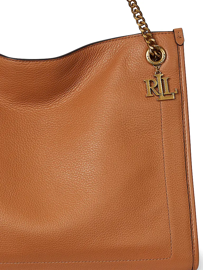 LAUREN RALPH LAUREN | Bolso de cuero - Shopper BRADLY Large | Camel