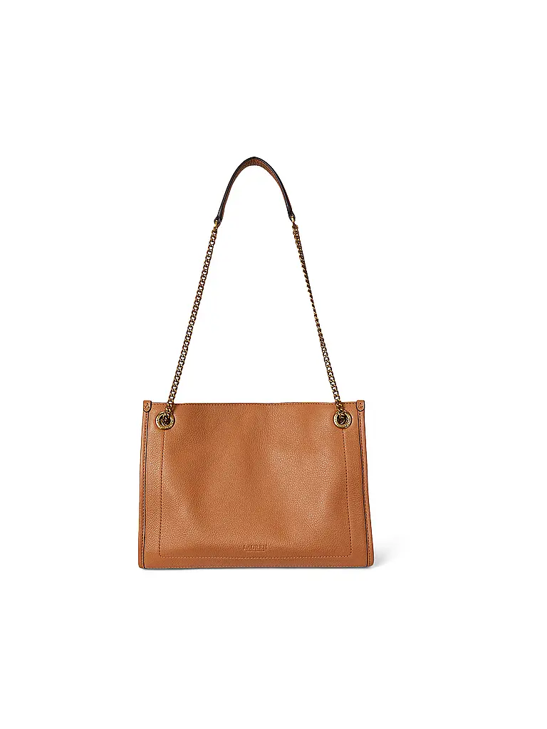LAUREN RALPH LAUREN | Bolso de cuero - Shopper BRADLY Medium | Camel