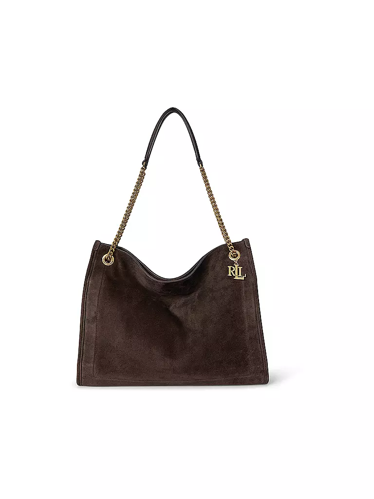 LAUREN RALPH LAUREN | Bolso de cuero - Shopper BRADLYN Large | Marrón