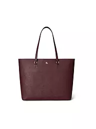 LAUREN RALPH LAUREN | Bolso de cuero - Shopper KARLY Large | Rojo oscuro