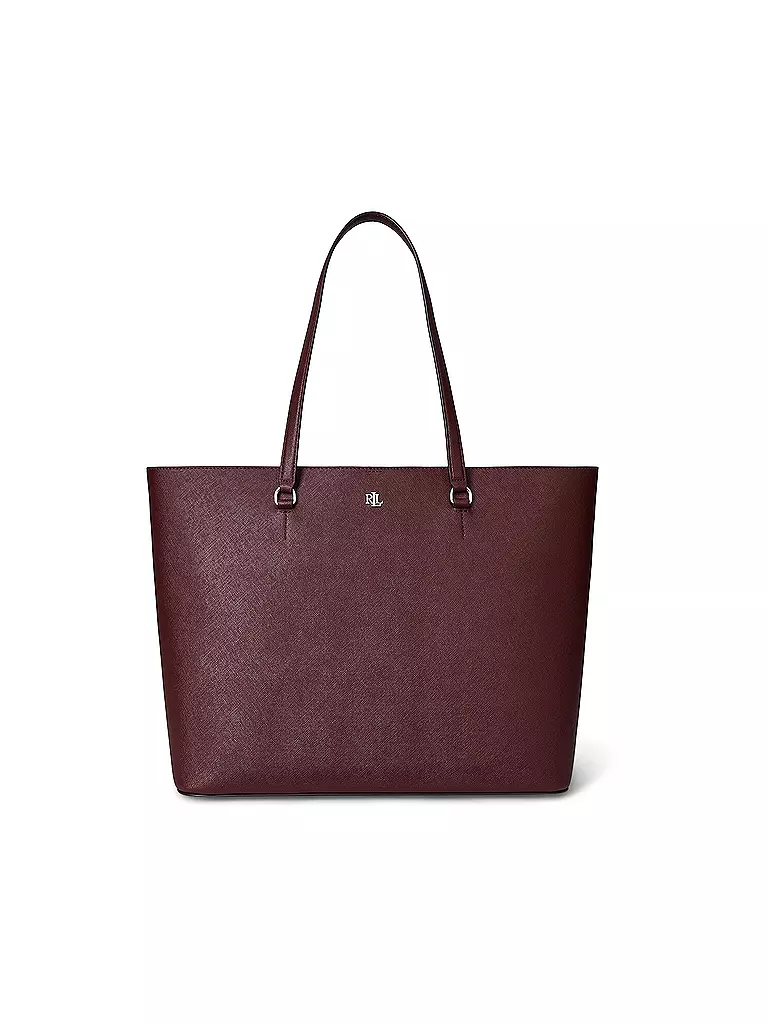 LAUREN RALPH LAUREN | Bolso de cuero - Shopper KARLY Large | Rojo oscuro