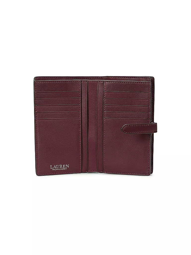 LAUREN RALPH LAUREN | Geldbörse Medium | Rojo oscuro