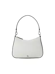 LAUREN RALPH LAUREN | Ledertasche - Henkeltasche DANNI 26 Medium | Blanco