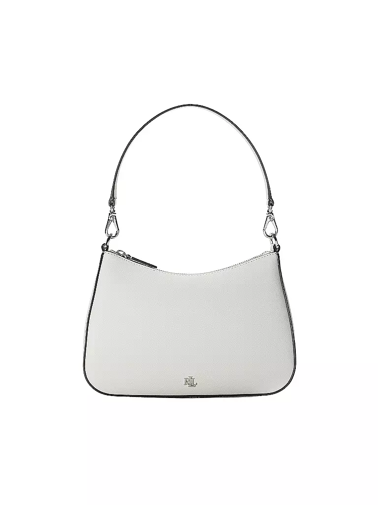 LAUREN RALPH LAUREN | Ledertasche - Henkeltasche DANNI 26 Medium | Blanco