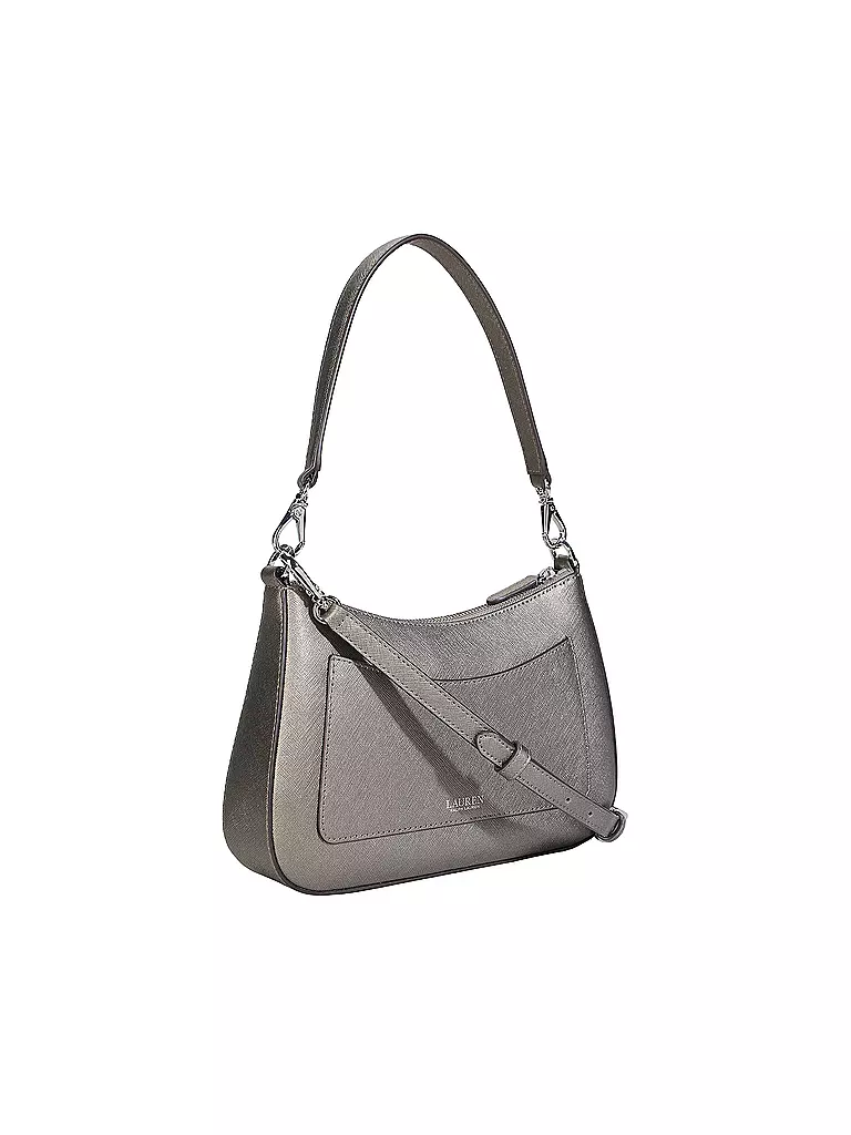 LAUREN RALPH LAUREN | Ledertasche - Henkeltasche DANNI 26 Medium | Plata