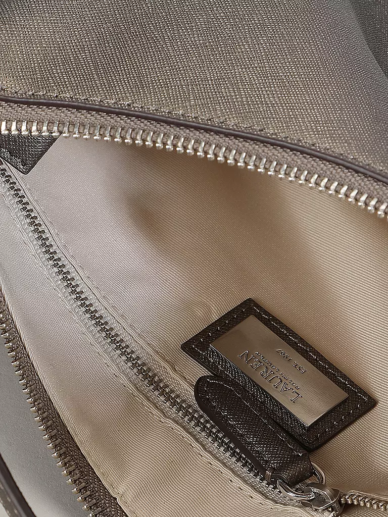 LAUREN RALPH LAUREN | Ledertasche - Henkeltasche DANNI 26 Medium | Plata