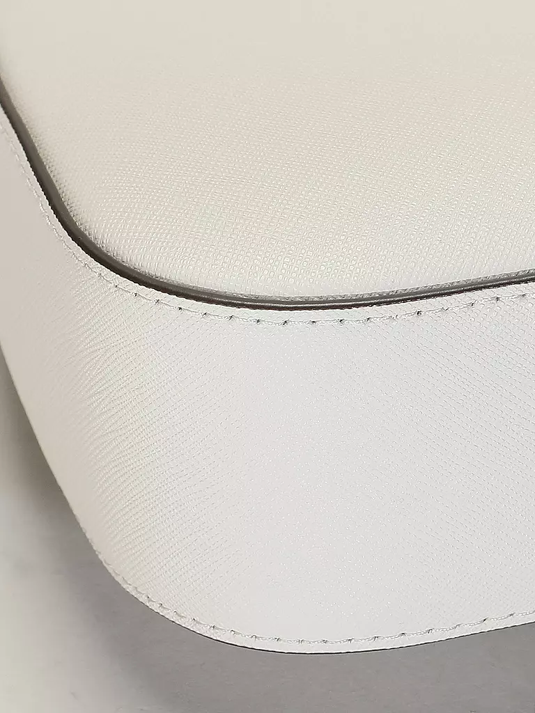 LAUREN RALPH LAUREN | Ledertasche - Henkeltasche DANNI 26 Medium | Blanco