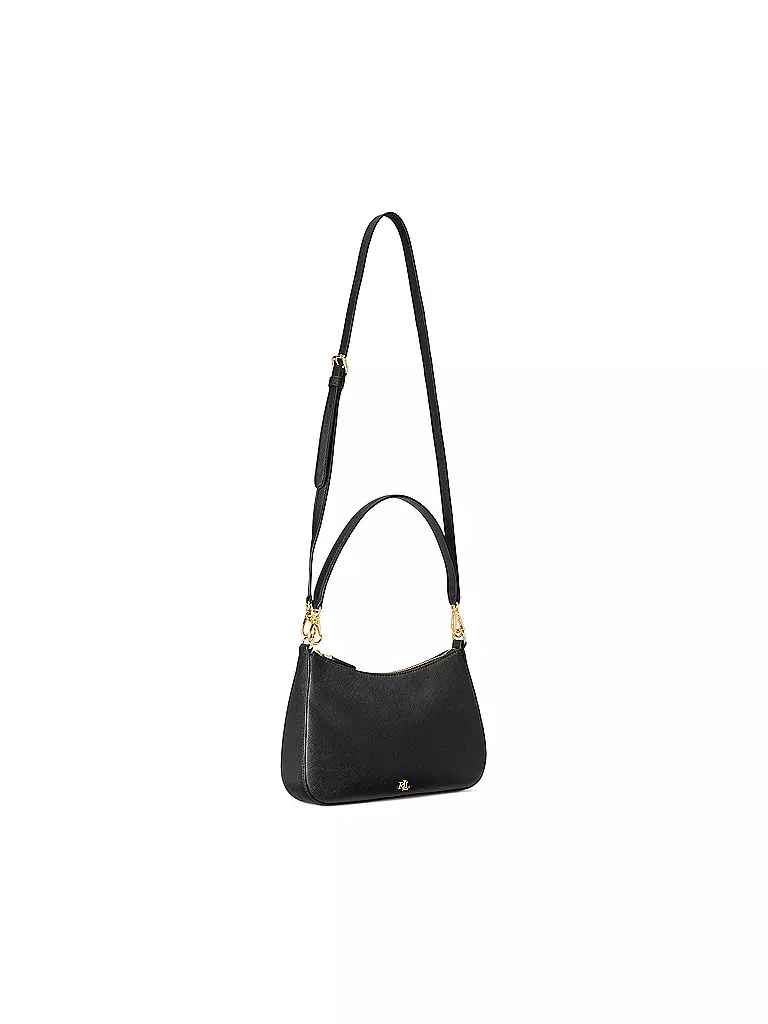 LAUREN RALPH LAUREN | Ledertasche - Henkeltasche DANNI 26 Medium | Negro