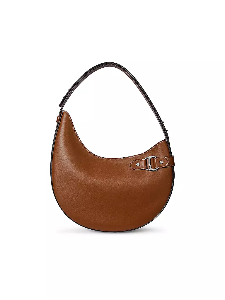 LAUREN RALPH LAUREN | Ledertasche - Hobo Bag TASHA Large | Marrón