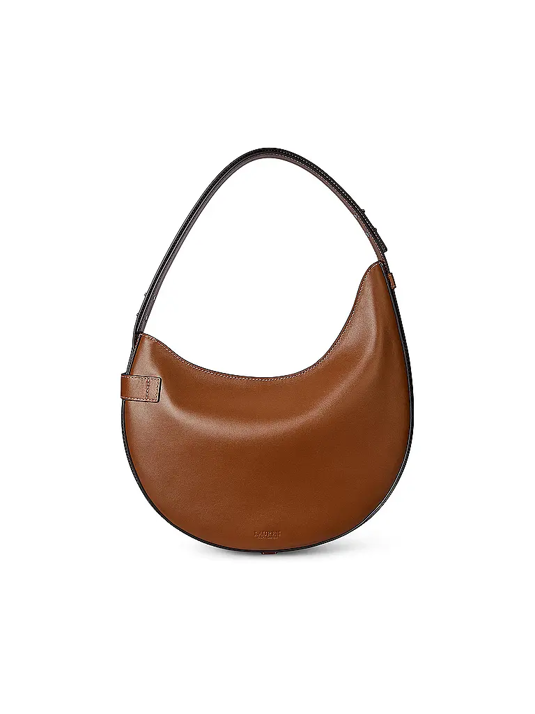 LAUREN RALPH LAUREN | Ledertasche - Hobo Bag TASHA Large | Marrón
