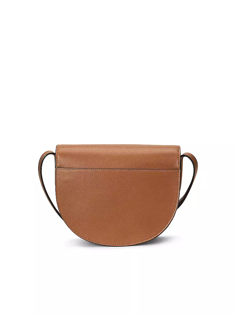 LAUREN RALPH LAUREN | Ledertasche - Mini Bag WITLEY Medium | Marrón
