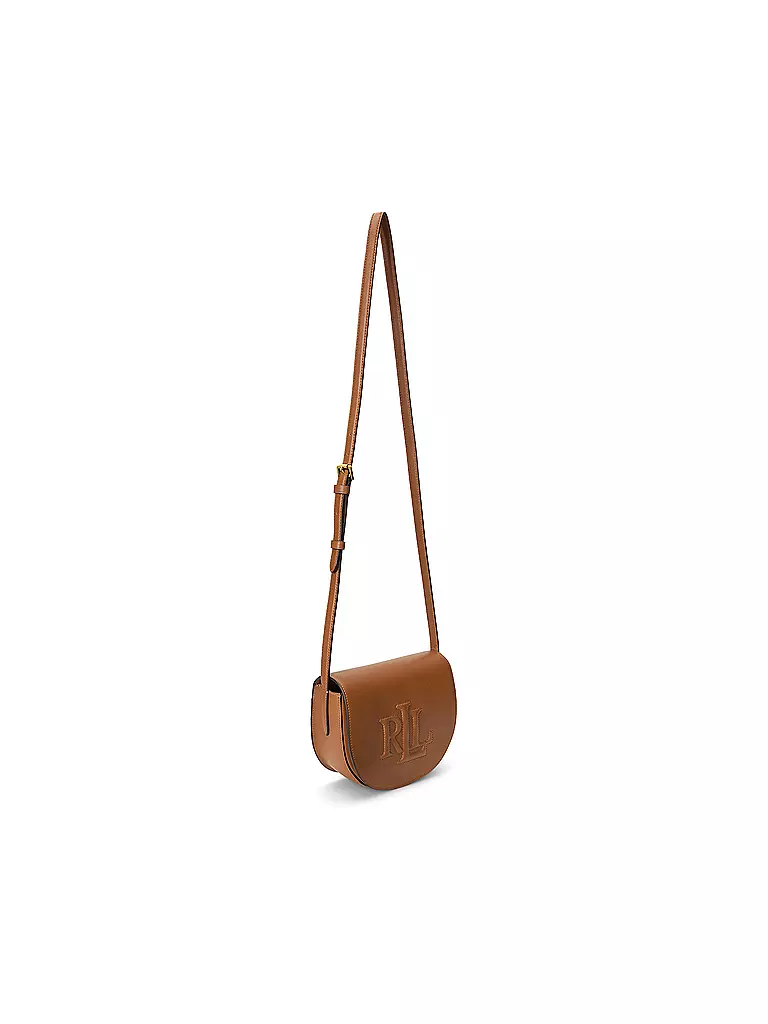 LAUREN RALPH LAUREN | Ledertasche - Mini Bag WITLEY Medium | Marrón
