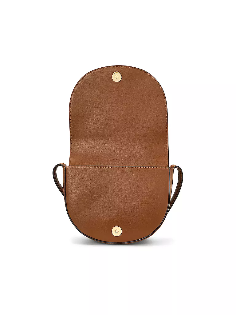 LAUREN RALPH LAUREN | Ledertasche - Mini Bag WITLEY Medium | Marrón