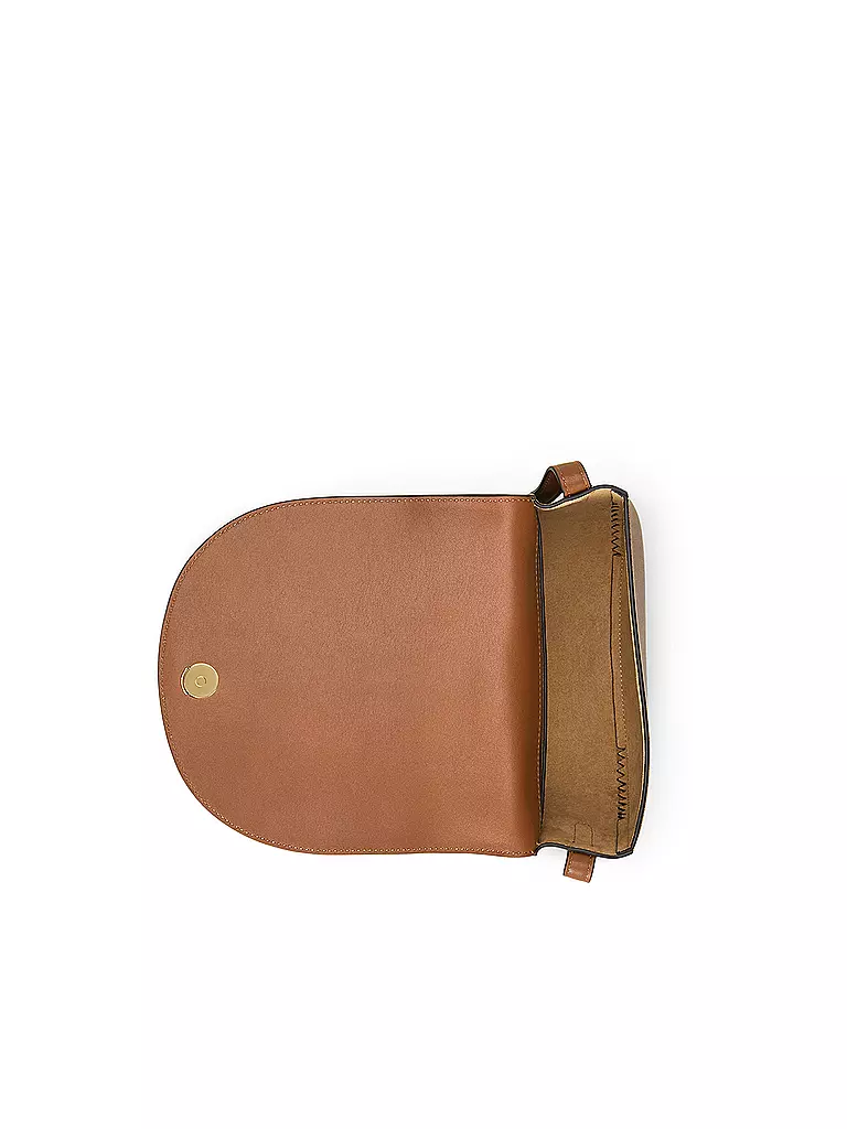 LAUREN RALPH LAUREN | Ledertasche - Mini Bag WITLEY Medium | Marrón