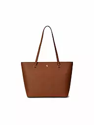 LAUREN RALPH LAUREN | Ledertasche - Shopper KARLY Medium | Marrón