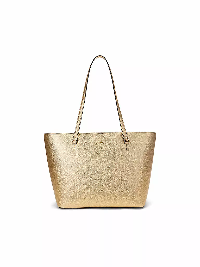 LAUREN RALPH LAUREN | Ledertasche - Shopper KARLY Medium | Oro
