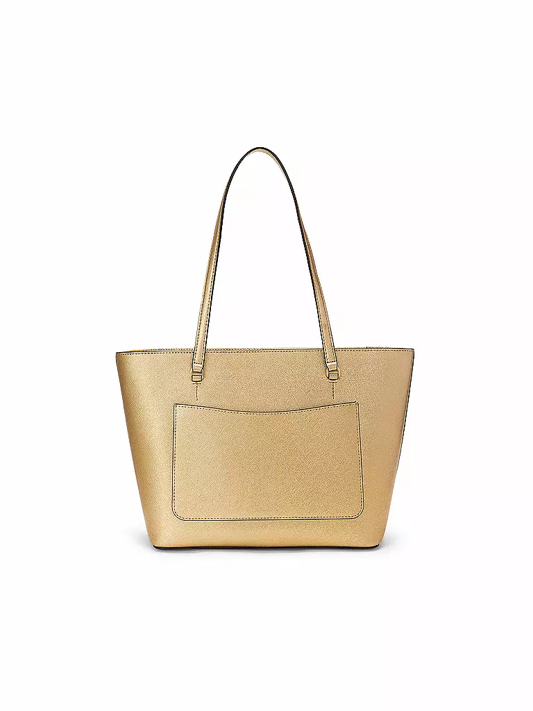 LAUREN RALPH LAUREN | Ledertasche - Shopper KARLY Medium | Oro