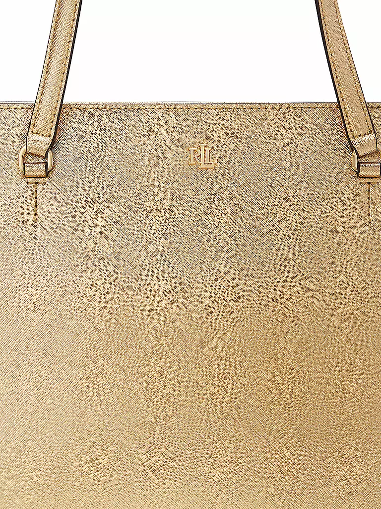 LAUREN RALPH LAUREN | Ledertasche - Shopper KARLY Medium | Oro