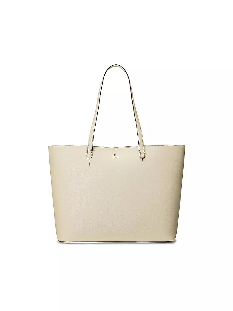 LAUREN RALPH LAUREN | Ledertasche - Shopper KARLY TOTE Large | Crema