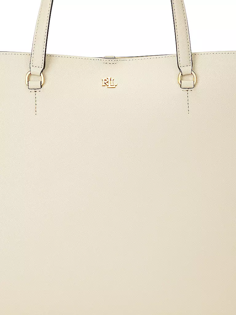 LAUREN RALPH LAUREN | Ledertasche - Shopper KARLY TOTE Large | Crema