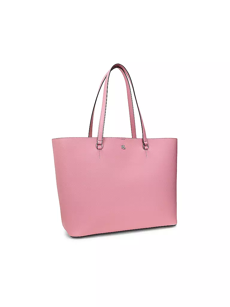 LAUREN RALPH LAUREN | Ledertasche - Shopper KARLY TOTE Large | Rosa