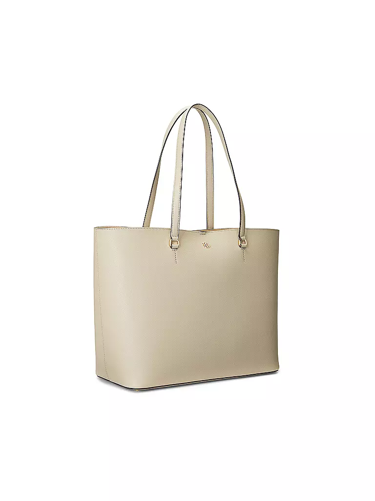 LAUREN RALPH LAUREN | Ledertasche - Shopper KARLY TOTE Large | Crema