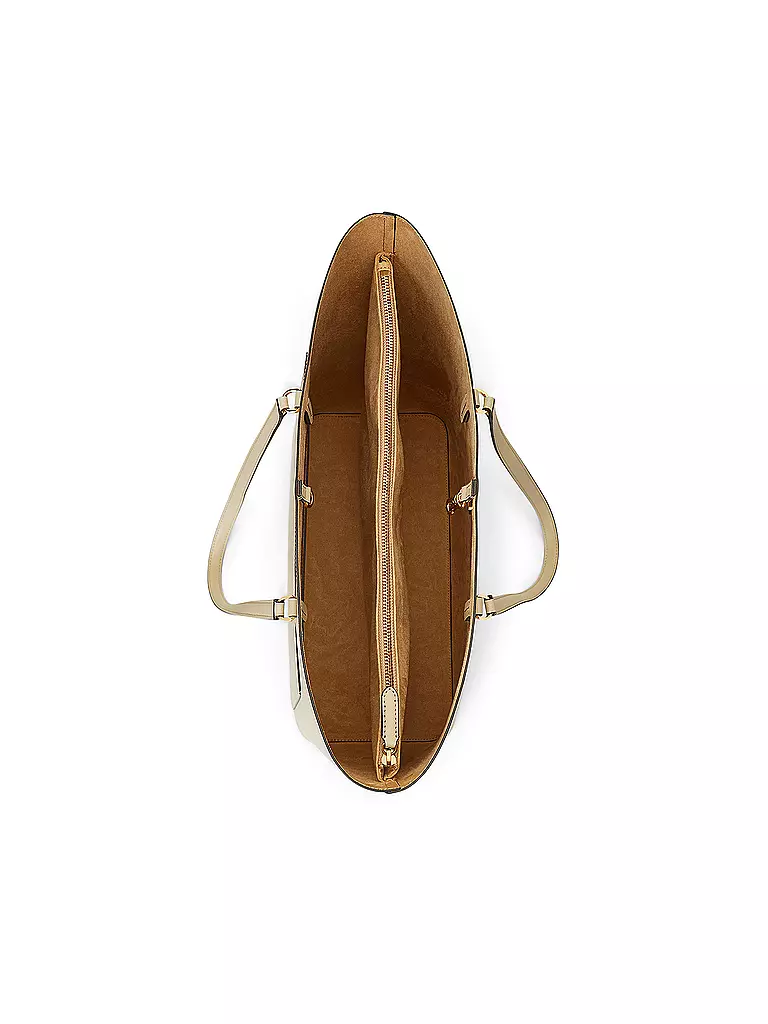 LAUREN RALPH LAUREN | Ledertasche - Shopper KARLY TOTE Large | Crema
