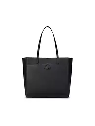 LAUREN RALPH LAUREN | Ledertasche - Shopper Large  | Negro