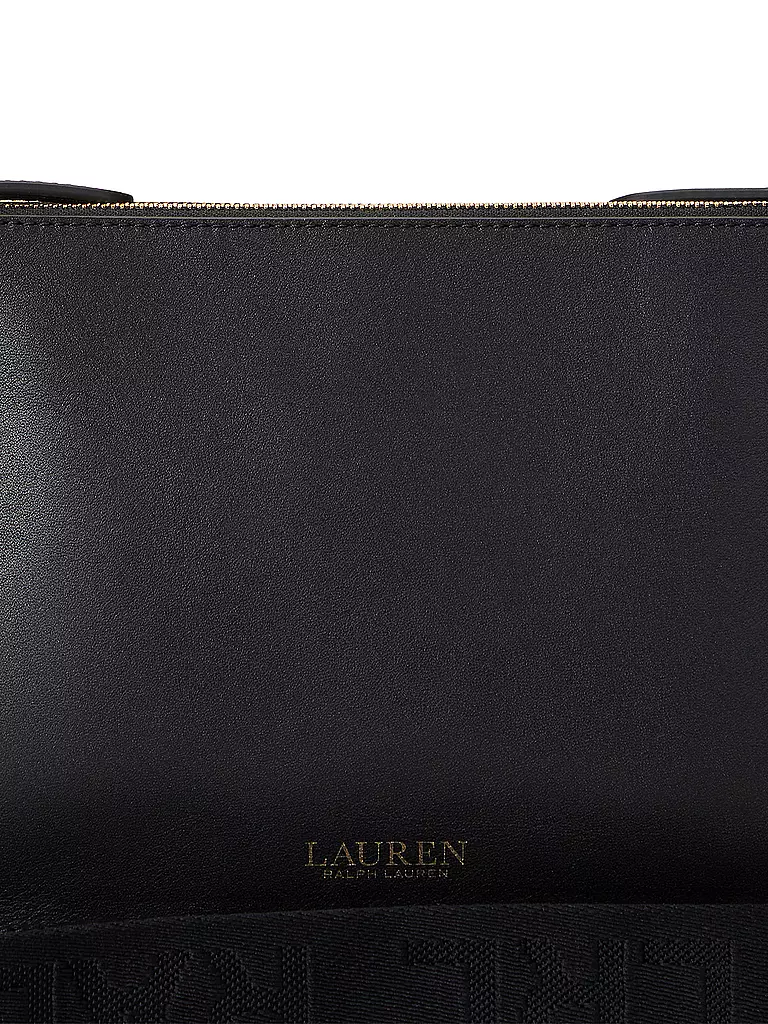LAUREN RALPH LAUREN | Ledertasche - Umhängetasche LANDYN Medium | Negro