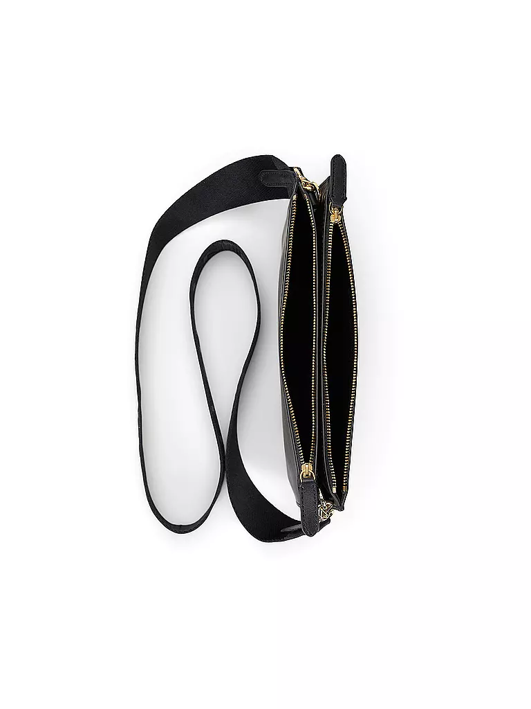 LAUREN RALPH LAUREN | Ledertasche - Umhängetasche LANDYN Medium | Negro