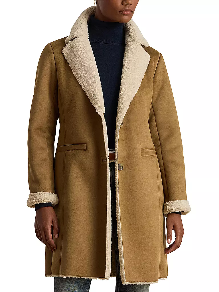 LAUREN RALPH LAUREN | Mantel in Felloptik |