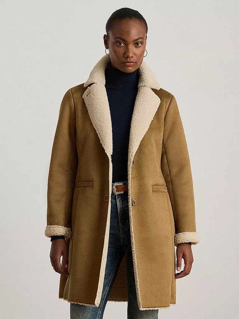 LAUREN RALPH LAUREN | Mantel in Felloptik |