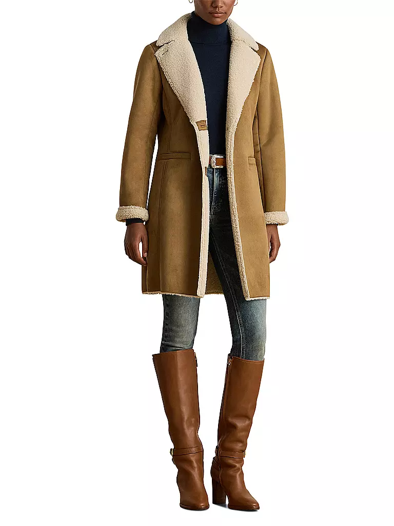 LAUREN RALPH LAUREN | Mantel in Felloptik |