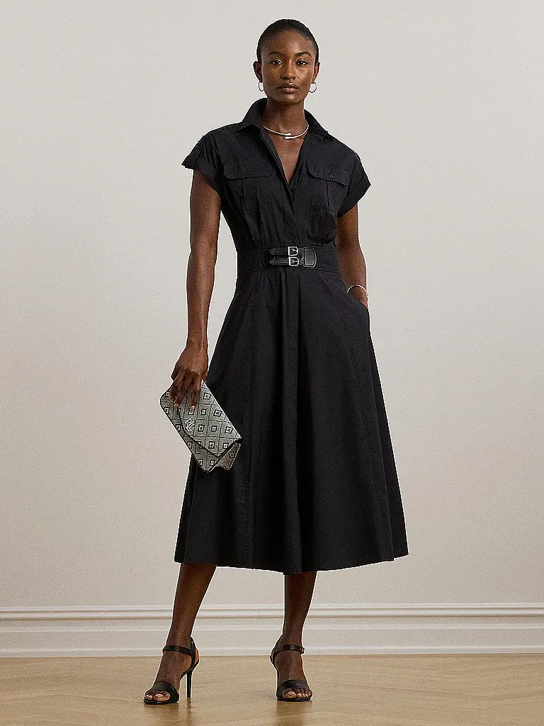 LAUREN RALPH LAUREN | Midikleid MERTICE | Negro