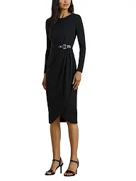 LAUREN RALPH LAUREN | Midikleid SABLISE | Negro