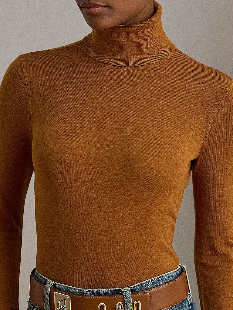 LAUREN RALPH LAUREN | Produktname: Rollkragenpullover ZOE
Marke: LAUREN RALPH LAUREN
Farbe: camel
Kategorien: Moda,Mujer
Ärmellänge: Manga larga
Material: Modal,Seda,Punto
Kragenform: Cuello alto
Musterung: Liso
Passform (Oberbekleidung): Slim
Stil: Glamour |