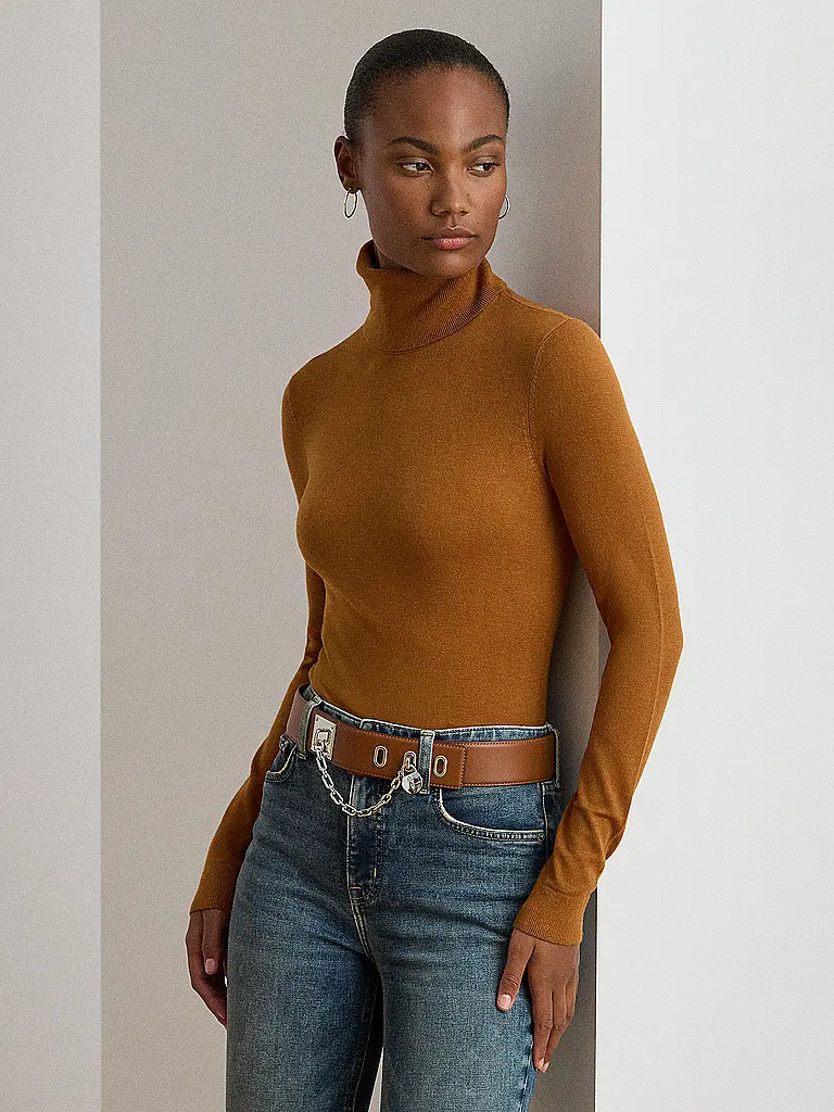 LAUREN RALPH LAUREN | Rollkragenpullover ZOE | Camel