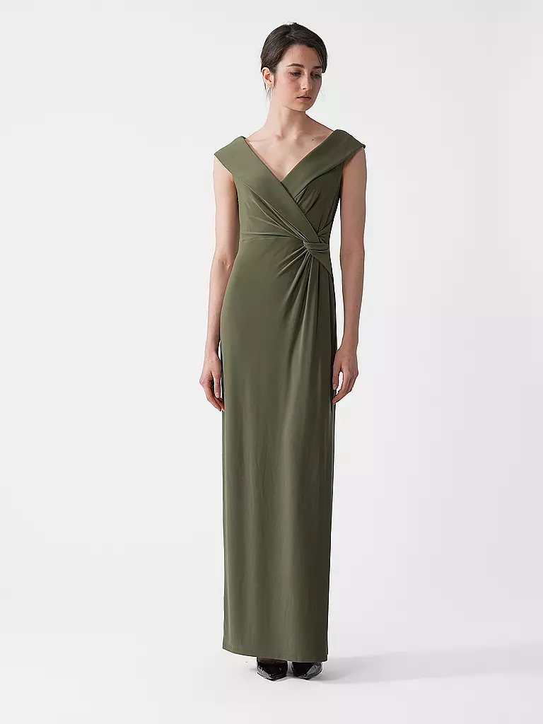 LAUREN RALPH LAUREN | Vestido de noche LEONIDAS | Oliva