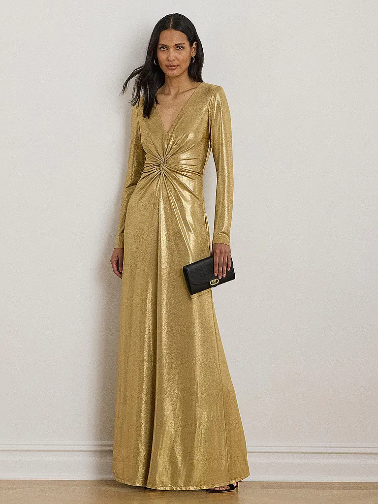 LAUREN RALPH LAUREN | Vestido de noche NADIRA | Oro